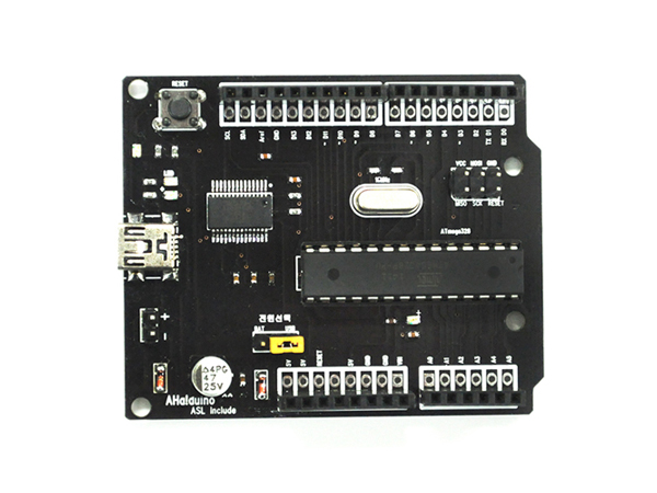 디바이스마트,오픈소스/코딩교육 > 아두이노 > 아두이노 호환보드,JK전자,AHA!duino Training kit + AHA!Duino R3,AHA!duino Training kit + AHA!Duino R3는 open 소프트웨어인 무료 툴(Tool) 아두이노로 구현하는 실용성과 흥미를 갖춘 더욱 손쉽게 접할수 있도록 개발된 보드입니다