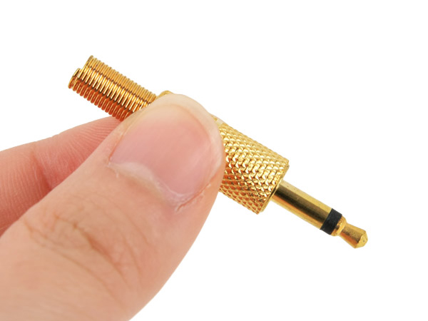 디바이스마트,커넥터/PCB > 플러그/잭 > 이어폰잭/플러그,Coms,컨넥터-모노 3.5 [K3968],모노 커넥터 / 3.5mm / MALE / 사이즈 약 47mm X 8mm