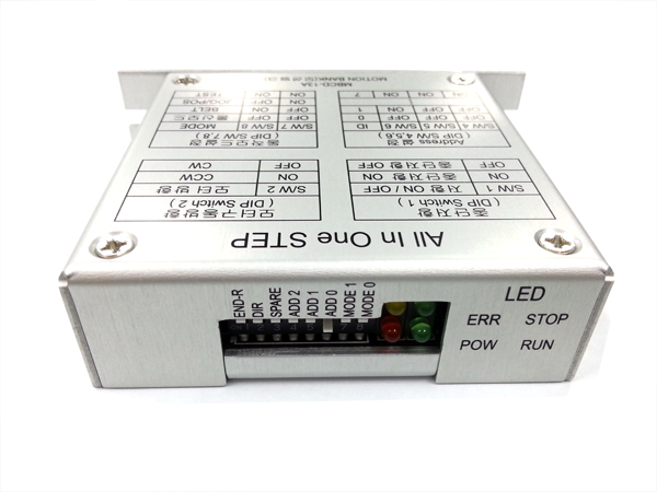 디바이스마트,기계/제어/로봇/모터 > 모터드라이버 > 스텝모터 드라이버 > 바이폴라 스텝모터 드라이버,모션뱅크,스텝모터드라이버 MBCD-13A,바이폴라용 모터드라이버 / 전압 : 12v~24v / 최대 전류 : Max 3A / 크기 : 75mm x 77mm x 23mm / 통신 : RS485 or RS232