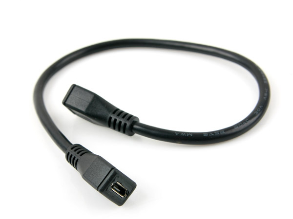 Micro USB 케이블 B(F)/B(F) 25cm [NT774]
