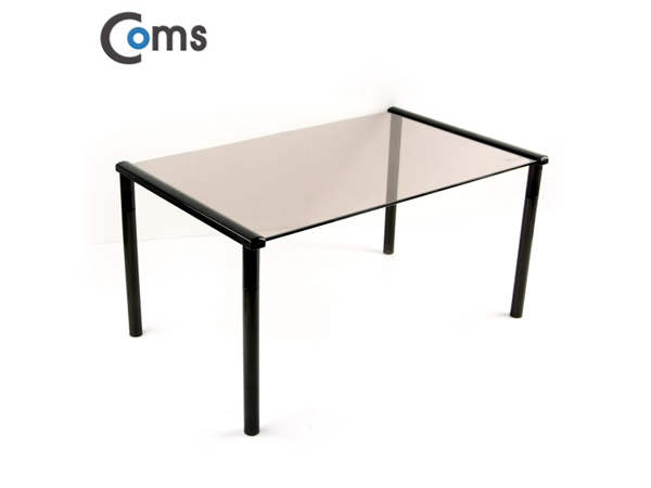 디바이스마트,,Coms,모니터,노트북 높이조절 스탠드, 1단 520*309 [LC3040],520*309 = 1ea / 강화안전유리 / 국산품 / 공간확보 / 인테리어 활용도