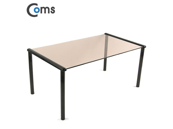 디바이스마트,,Coms,모니터,노트북 높이조절 스탠드, 1단 620*309 [LC3043],620*309 = 1ea / 강화안전유리 / 국산품 / 공간확보 / 인테리어 활용도