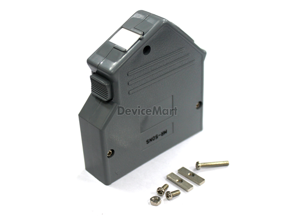 디바이스마트,커넥터/PCB > D-SUB 커넥터 > HONDA 커넥터 > MR 커넥용 후드 (D-SUB HOOD),HONDA,MR-50NS,MR-50M, F 용 후드 , Push button lock for panel mounted connector