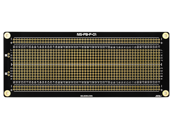 디바이스마트,오픈소스/코딩교육 > 라즈베리파이 > 라즈베리파이 확장보드/HAT,NulSom Inc.,NS-PB-P-01 (브레드보드 타입 프로토보드),브레드보드와 동일한 배열의 만능기판 / 기존 배열에 확장핀이 추가되어 듀얼라인 커넥터 연결 가능