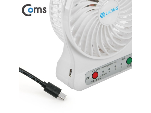 디바이스마트,컴퓨터/모바일/가전 > 가전/생활용품 > 계절가전 > 선풍기/냉풍기,Coms,미니 토네이도 USB 선풍기 90mm [색상선택],18650 충전기 / 90mm 팬