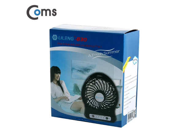 디바이스마트,컴퓨터/모바일/가전 > 가전/생활용품 > 계절가전 > 선풍기/냉풍기,Coms,미니 토네이도 USB 선풍기 90mm [색상선택],18650 충전기 / 90mm 팬