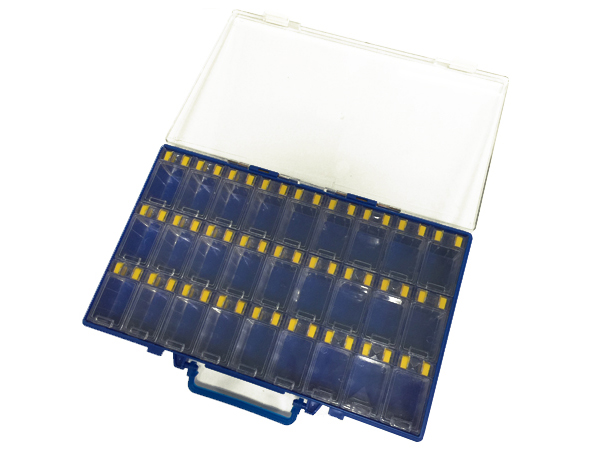 디바이스마트,공구함/작업대/엔클로저 > 공구함/부품함 > 부품케이스(중앙브레인) > 칩박스,중앙브레인,SMD부품케이스(CA306D-3D) [K11469451],CA-306D케이스에 CA-103D가 27개 들어가 있는 SMD 부품케이스 입니다.