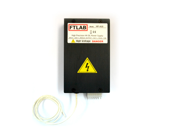 디바이스마트,전원/파워/배터리 > DC-DC 컨버터 모듈 > 승압형 모듈(외장, 비절연 스위칭),에프티랩,고전압 고정밀 DCDC 컨버터 5W 1kV (HP-A10),외장형 / 가변출력전압 / 가변방식 : Analog Voltage / 1ch 출력 / 승압형 10W 비절연 스위칭 컨버터 / 입력전압 : 24V / 출력전압 : 0V~1000V / 출력전류 : 10mA / 변환효율 : 최대 0% / 입력단자 : Molex 5274-07 / 출력단자 : 피복전선 / 패키지 : 밀폐형 모듈 / 반전출력 사양선택 가능(옵션)