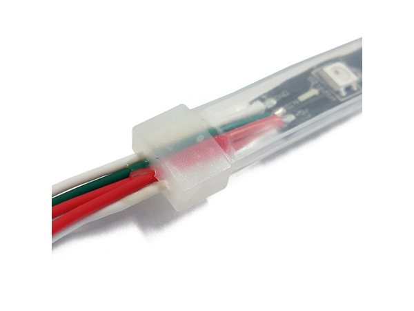 디바이스마트,LED/LCD > LED 인테리어조명 > LED 모듈,NulSom Inc.,NS-LED-SW-030 (Rainbow STRIP Waterproof / 5m 150LEDs),WS2812B LED를 부착한 플렉서블 PCB 스트립 / 실리콘 튜브로 방수 처리