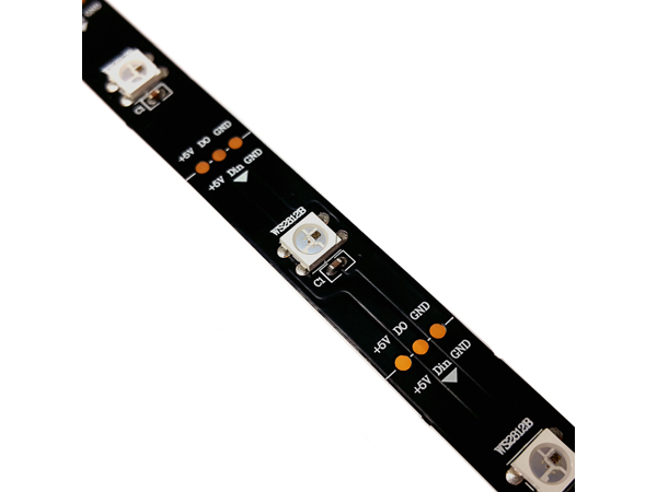 디바이스마트,LED/LCD > LED 인테리어조명 > 플렉서블 LED,NulSom Inc.,NS-LED-ST-030 (Rainbow STRIP double adhesive Tape / 1m 30LEDs),1m 당 30개 LED / WS2812B LED를 부착한 플렉서블 PCB 스트립 / 후면 양면테이프를 이용하여 어디든 손쉽게 부착