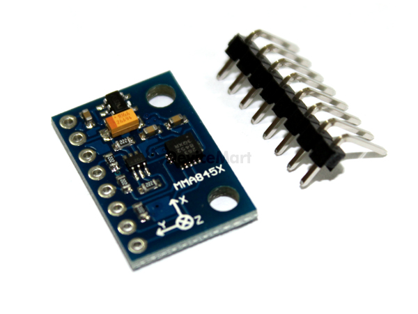 디바이스마트,MCU보드/전자키트 > 센서모듈 > 가속도/자이로/지자기센서 > 가속도센서,SZH,MMA8452 3축 가속도센서 모듈 GY-45 [SZH-EK019],아두이노 호환 3축 가속도 센서 모듈