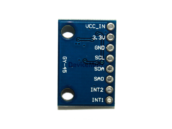 디바이스마트,MCU보드/전자키트 > 센서모듈 > 가속도/자이로/지자기센서 > 가속도센서,SZH,MMA8452 3축 가속도센서 모듈 GY-45 [SZH-EK019],아두이노 호환 3축 가속도 센서 모듈