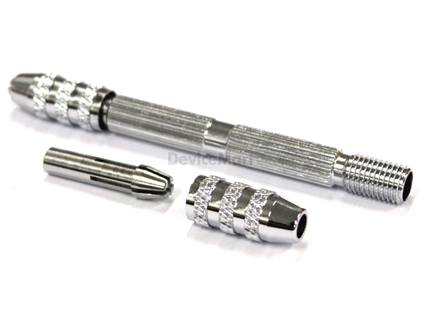 디바이스마트,수공구/전자공구/전동공구 > 금형/공작공구 > 바이스,s-turbo,핀 바이스 456-506,전체 길이 : 100mm / 콜릿 너트 : 10mm / 그립 핸들 직경 : 8mm / 용량 0.3~0.8mm, 2.3~3.2mm / 전자, 예술공예, 보석, 시계 등의 사용