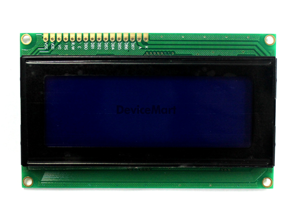 디바이스마트,LED/LCD > LCD 캐릭터/그래픽 > 캐릭터 LCD,AV-DISPLAY,ABC020004B21-BIW-R-01,20x4 캐릭터 lcd, Negative BLUE 백라이트, Module size : 98.0mm(L) x 60.0mm(W) x 14.0 mm(H)max