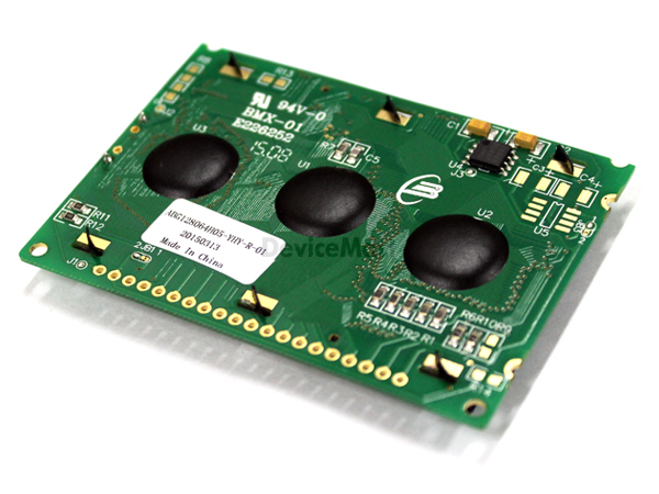 디바이스마트,LED/LCD > LCD 캐릭터/그래픽 > 그래픽 LCD,AV-DISPLAY,ABG128064H05-YHY-R-01,128x64 그래픽 lcd, Positive Yellow/Green 백라이트, Module size : 75.0mm(L) x 52.8mm(W) x 9.0max mm(H)