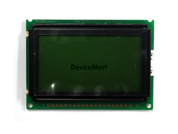 디바이스마트,LED/LCD > LCD 캐릭터/그래픽 > 그래픽 LCD,AV-DISPLAY,ABG128064H05-YHY-R-01,128x64 그래픽 lcd, Positive Yellow/Green 백라이트, Module size : 75.0mm(L) x 52.8mm(W) x 9.0max mm(H)