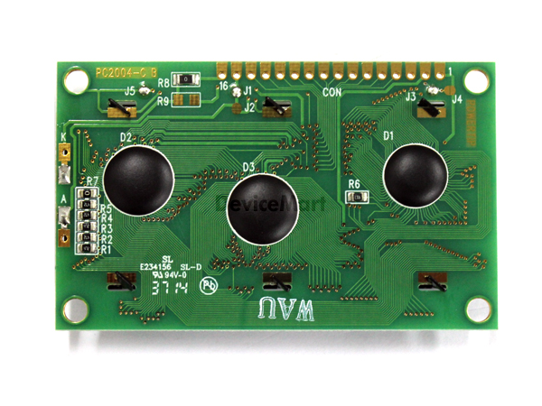 디바이스마트,LED/LCD > LCD 캐릭터/그래픽 > 캐릭터 LCD,POWERTIP,PC2004LRS-CWA-B-Q,20x4 캐릭터 lcd, Positive Yellow/Green 백라이트, Module size : 77.0mm(L) x 47.0mm(W) x 14.7mm(H)Max