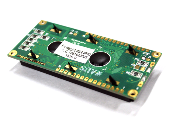 디바이스마트,LED/LCD > LCD 캐릭터/그래픽 > 캐릭터 LCD,POWERTIP,PC1602LRS-GWA-BP2Q,16x2 캐릭터 lcd, Positive Yellow/Green 백라이트, Module size : 80.0mm(L) x 36.0mm(W) x 14.1mm(H)Max