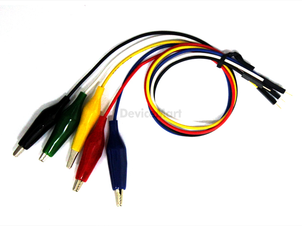 디바이스마트,케이블/전선 > 점퍼/하네스/악어/바나나 > 점퍼 와이어/케이블,거상인,악어클립 점퍼와이어 GSH-03302 (300mm, 5PCS),악어클립 점퍼 와이어 / 길이 : 300mm / 색상 : 5색 (흑,적,청,노,흰) / 수량 : 5개 (1EA*5color)