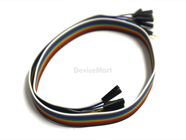 디바이스마트,케이블/전선 > 점퍼/하네스/악어/바나나 > 점퍼 와이어/케이블,거상인,점퍼와이어 GSH-05403 (500mm, M/F, 10P Ribbon Cable),점퍼 와이어 / M-F 타입 / CH254 커넥터 사용 / 길이 : 500mm / 색상 : 10색 / 10핀 리본케이블로 잘라서 사용