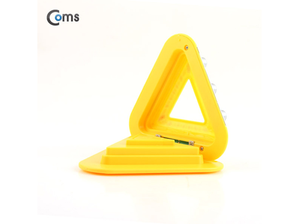 디바이스마트,EV 전기차/캠핑카/그린에너지 > 캠핑/보트 악세사리 > 캠핑용품 > 랜턴/램프,Coms,램프 (LED 비상등) 9LED 자석내장/폴더접이식 [NO182],AAA*3 건전지 사용 / 적색 LED 9EA 삼각 배치 / 2가지 LED 모드 지원