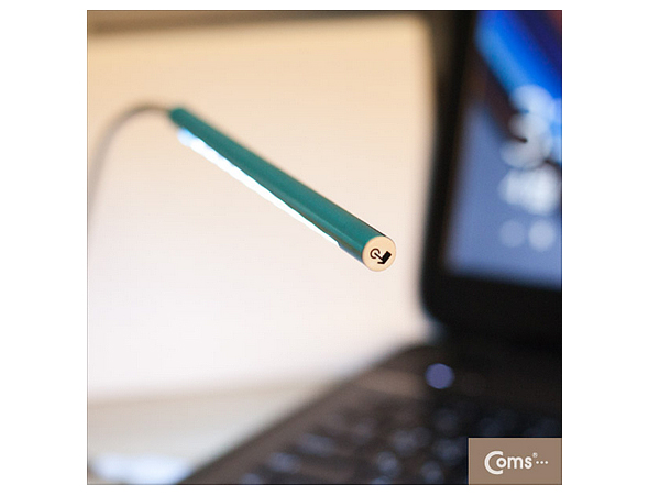 디바이스마트,컴퓨터/모바일/가전 > 가구/사무용품/공구 > 조명기기 > 전구(램프),Coms,USB 램프(라인형, 막대) 10LED/Blue [BU812],USB 10 LED 램프 라인형 / 막대 / 터치(On/Off)