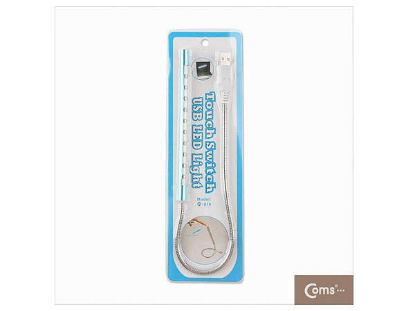 디바이스마트,컴퓨터/모바일/가전 > 가구/사무용품/공구 > 조명기기 > 전구(램프),Coms,USB 램프(라인형, 막대) 10LED/Blue [BU812],USB 10 LED 램프 라인형 / 막대 / 터치(On/Off)