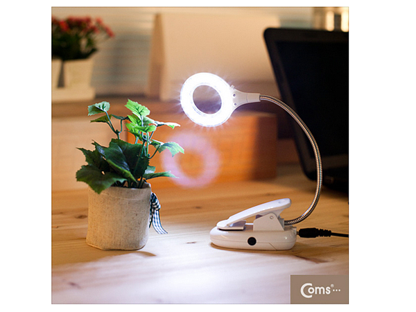 USB 램프(스텐드형), 18LED White [IT598]