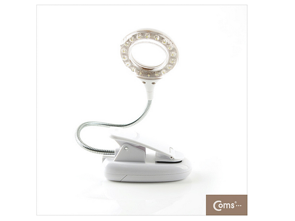 디바이스마트,컴퓨터/모바일/가전 > 가구/사무용품/공구 > 조명기기 > 전구(램프),Coms,USB 램프(스텐드형), 18LED White [IT598],USB 18LED 원형 램프 스탠드 타입 / 각도 조절이 쉬운 플렉시블 타입