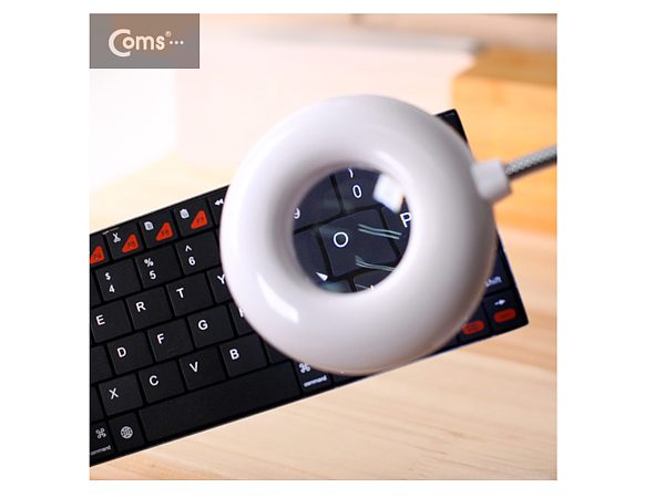 디바이스마트,컴퓨터/모바일/가전 > 가구/사무용품/공구 > 조명기기 > 전구(램프),Coms,USB 램프 (라인형), 18LED [BU566],ON/OFF 기능 / 3X 돋보기