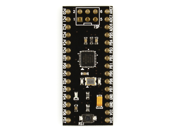 디바이스마트,MCU보드/전자키트 > 프로세서/개발보드 > AVR > 기타,NulSom Inc.,NS-AT328-S (ATmega328P MCU를 장착한 개발용 모듈),아두이노에 사용되는 MCU인 ATmega328P를 장착한 모듈 / 브레드보드 장착용이 / 헤더핀 미포함 제품
