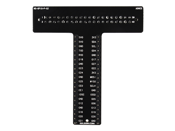 디바이스마트,오픈소스/코딩교육 > 라즈베리파이 > 라즈베리파이 확장보드/HAT,NulSom Inc.,NS-GPIO-P-02-A (라즈베리파이 B+ / 라즈베리파이2 호환 T형 GPIO 확장보드 / 조립제품),라즈베리파이 B+, 라즈베리파이2 GPIO핀(2x20pin)을 확장해주는 컨텍터보드 조립타입