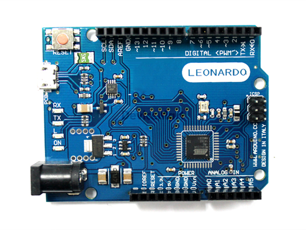 디바이스마트,오픈소스/코딩교육 > 아두이노 > 아두이노 호환보드,SZH,아두이노 레오나르도 R3 호환보드 [SZH-EK005],ATmega32u4 기반 아두이노 레오나르도 100% 호환보드입니다. 20개의 digital I/O를 가지고 있으며 16 MHz 크리스탈 오실레이터, micro USB 연결단자, 파워 잭, ICSP 헤더, 리셋 버튼이 있습니다..(※USB 마이크로 5핀 케이블 포함 )