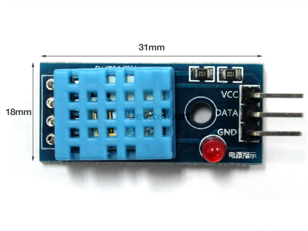 디바이스마트,MCU보드/전자키트 > 센서모듈 > 온도/습도 > 온습도겸용,SZH,DHT11 온습도 센서모듈 [SZH-EK024],저전력이며, 오랜 사용에도 안정적이고 보정된 디지털 신호를 출력하는 제품으로, 보정용 8비트 마이크로컨트롤러가 센서내에 통합되어 있어 정교한 온도 측정을 제공합니다 / 케이블포함