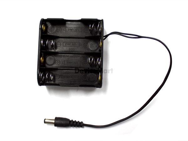 디바이스마트,전원/파워/배터리 > 배터리/배터리홀더 > 배터리홀더 Holder > AA용 홀더,SZH,AAx8 홀더 DC 커넥터 타입 [SZH-BH004],셀 규격 : AA형 / 셀 갯수 : 8개(직렬) / 전압 : 12V / 출력단자 : DC잭 5.5×2.1 플러그