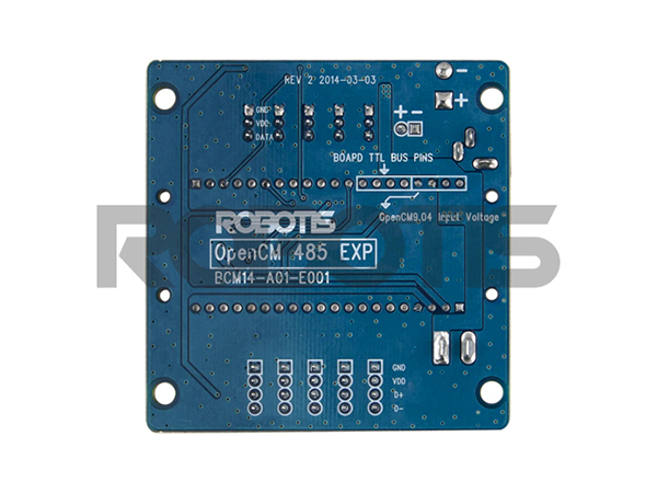 디바이스마트,기계/제어/로봇/모터 > 로봇부품 > 제어기(컨트롤러)/엔코더,(주)로보티즈,OpenCM 485 확장보드,OpenCM9.04 제어기의 통신/전원 확장용으로 OpenCM9.04 제어기가 반드시 필요하며, OpenCM9.04 제어기에 연결하여 RS-485와 TTL을 지원하는 모든 다이나믹셀을 연결할 수 있습니다.