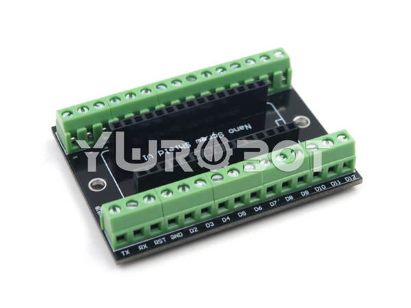 디바이스마트,오픈소스/코딩교육 > 아두이노 > 아두이노 호환쉴드,YwRobot,아두이노 Nano 터미널 확장 쉴드 [ARD040113],Interface is fully compatible with Arduino Nano V3 The port is complete, all leads Quality 3.81 terminal, convenient wiring Excellent PCB design, elegant