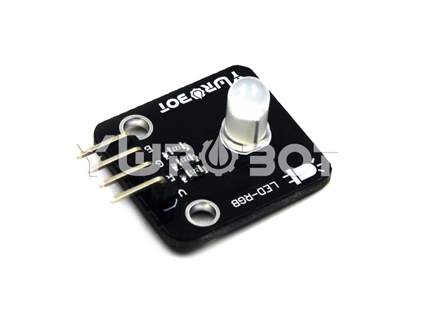 디바이스마트,오픈소스/코딩교육 > 아두이노 > 아두이노 LED/LCD모듈,YwRobot,5mm RGB LED module [ELB050091],ED: 5mm common anode Color: Full color red, green and blue color Brightness: Highlight Voltage: 5V