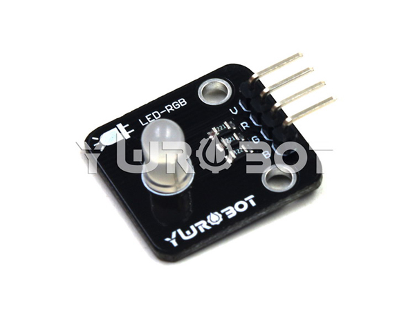 디바이스마트,오픈소스/코딩교육 > 아두이노 > 아두이노 LED/LCD모듈,YwRobot,5mm RGB LED module [ELB050091],ED: 5mm common anode Color: Full color red, green and blue color Brightness: Highlight Voltage: 5V