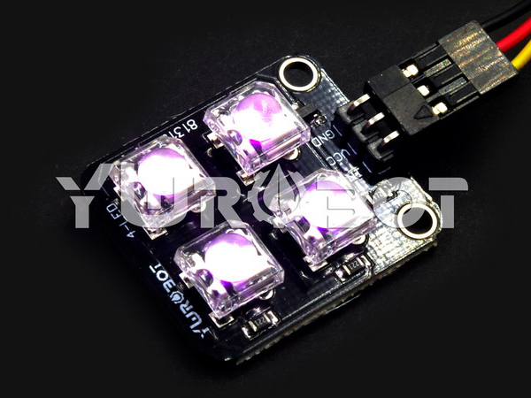 디바이스마트,오픈소스/코딩교육 > 아두이노 > 아두이노 LED/LCD모듈,YwRobot,아두이노 Piranha LED 모듈 (Pink) [ELB050092],Color: Pink LED: Piranha LED * 4  Brightness: Highlight Voltage: 5V