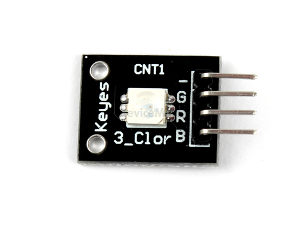 디바이스마트,오픈소스/코딩교육 > 아두이노 > 아두이노 LED/LCD모듈,SZH,SMD RGB LED 모듈 [KY0009],RGB LED module consists of a full-color SMD LED made by R , G , B three-pin PWM input voltage can be adjusted in three primary colors (red / blue / green) strength in order to achieve full color mixing effect.