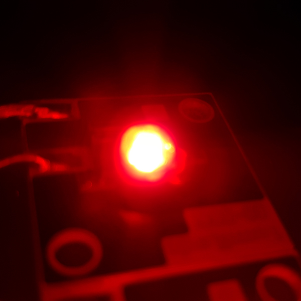[리퍼제품] Luxeon Star/C LED - Red Batwing, 42lm 350mA (400개/1박스)