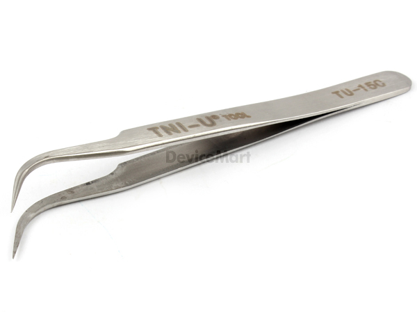 디바이스마트,수공구/전자공구/전동공구 > 전자공구 > 핀셋/IC흡착기/핀제거 > 저가형 범용핀셋,TNI-U,비자성핀셋 TU-15C,길이 : 120mm, 스탠다드 비자성 핀셋