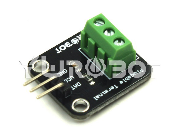 디바이스마트,MCU보드/전자키트 > 센서모듈 > 온도/습도 > 온도센서,YwRobot,DS18B20 방수형 온도센서 모듈 (연결용 터미널블럭모듈 포함) [SEN050007],Temperature range: -50 ℃ - + 125 ℃ Applicable sensors: Waterproof DS18B20 temperature sensor Port: DAT (18B20 data) VCC (18B20 positive) GND (18B20 negative ) Platform: Arduino Raspberry Pi