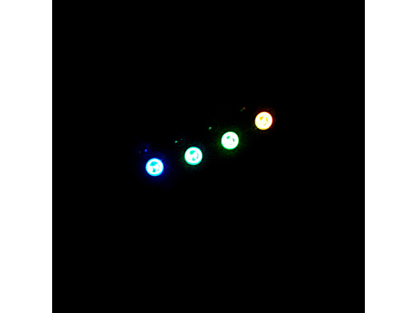 디바이스마트,LED/LCD > LED 인테리어조명 > LED 모듈,제이씨넷,JLED-ARC48-U4 : LED 48개로 구성된 원의 1/12 원호(LED 4개) 형태의 UP 방향 모듈,레고 타입 [카멜레온 DIY LED] ARC / 4개의 고휘도 컬러 LED(WS2812B 기반)로 구성된 원호(ARC48) 타입 UP 방향 모듈로 12개를 연속하여 연결하면 48개의 LED를 가진 원 형태가 됨 / 입력 전압 : DC 5V / 소비 전류 : 최대 240mA (60mA X 4)