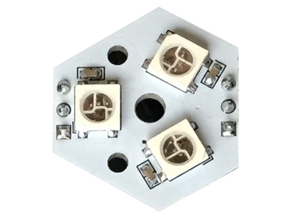 JLED-TRI-3 : LED 3개로 구성된 정삼각형 모듈
