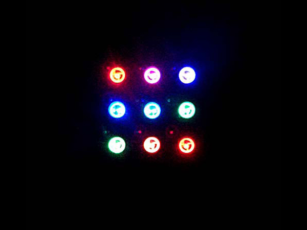 디바이스마트,LED/LCD > LED 인테리어조명 > LED 모듈,제이씨넷,JLED-MATRIX-9 : LED 9개로 구성된 매트릭스 타입 정사각형 모듈,레고 타입 [카멜레온 DIY LED] FIG 그룹 / 9개의 고휘도 컬러 LED(WS2812B 기반)로 구성된 매트릭스 타입 정사각형 형상 모듈 / 총 1600만 가지 이상의 색상 표현 가능 / 입력 전압 : DC 5V / 소비 전류 : 최대 540mA (60mA X 9)