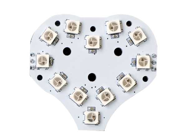 JLED-HEART-12 : LED 12개로 구성된 하트 모듈