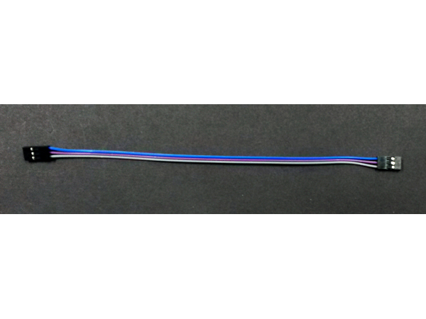 JLED-CABLE3-MM20(5개) : 앞 모듈의 3핀 출력 신호와 다음 모듈의 3핀 입력 신호를 연결하는 Male-to-Male 3선 20cm 케이블