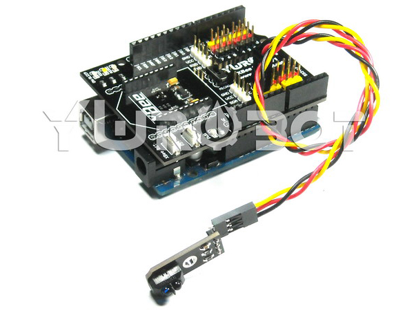 디바이스마트,MCU보드/전자키트 > 센서모듈 > 라이다/거리/초음파/라인 > 적외선(IR)/라인센서,YwRobot,아두이노 아날로그 적외선 라인센서 [SEN040124],Probe: TCRT5000, Detection distance: 5-15mm, Voltage: 5V